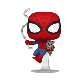 Pop! Spider-Man with Sandwich the Dog, Image 1